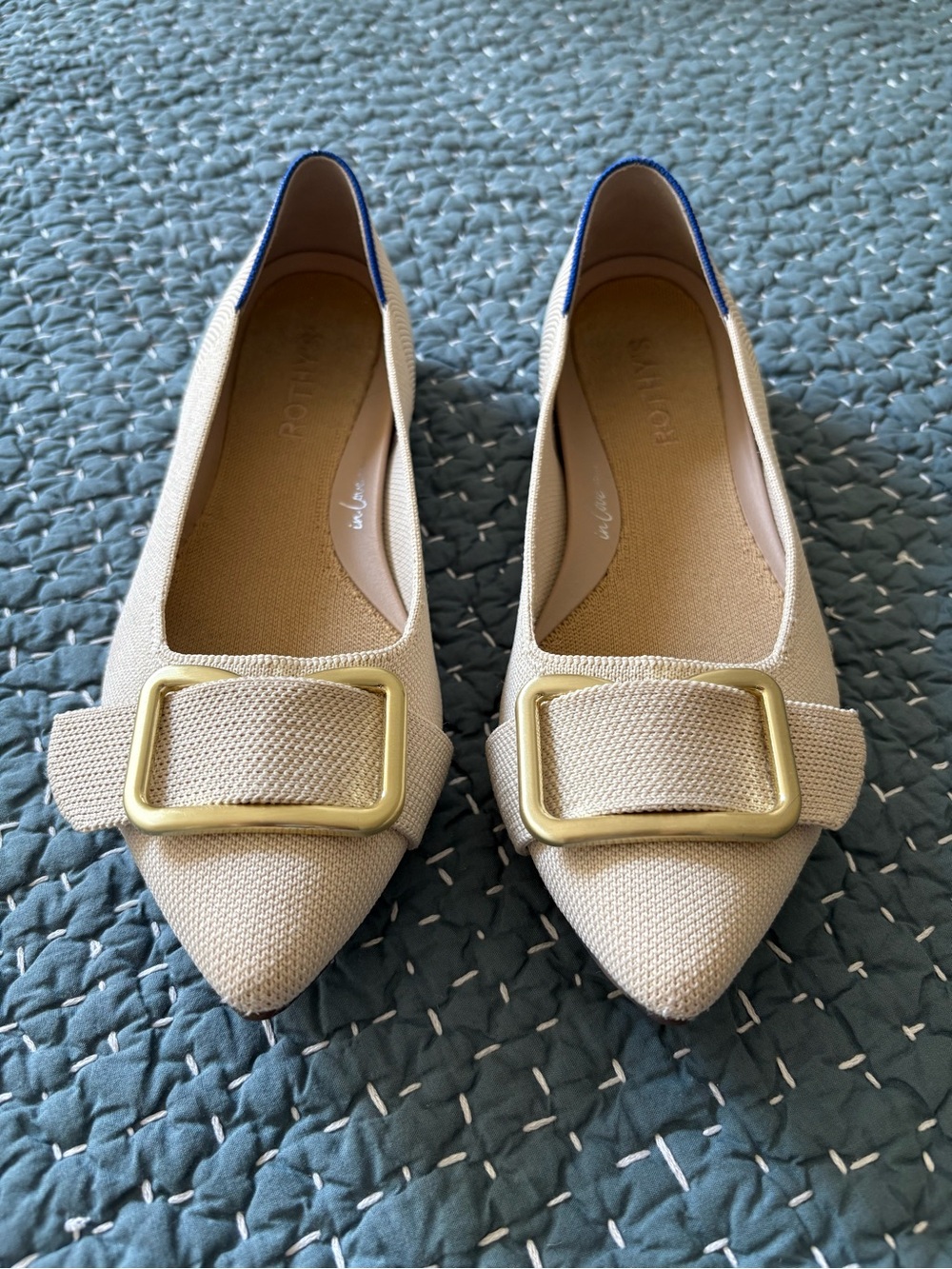 Rothy's The Emblem Point II - Conch Size 8.5